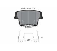 Fits TEXTAR 2416303 BRAKE PAD SET, DISC BRAKE UK Stock