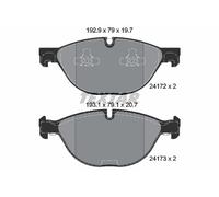Fits TEXTAR 2417201 Brake Pad Set, disc brake 2417201 Brake pads set ⭐UK Stock⭐