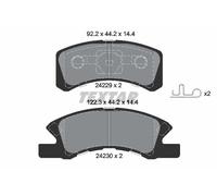 Fits TEXTAR 2422901 BRAKE PAD SET, DISC BRAKE DE Stock