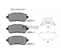 Fits TEXTAR 2428303 BRAKE PAD SET, DISC BRAKE