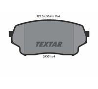 Fits TEXTAR 2430101 BRAKE PAD SET, DISC BRAKE UK Stock
