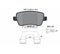 Fits TEXTAR 2434802 BRAKE PAD SET, DISC BRAKE DE Stock