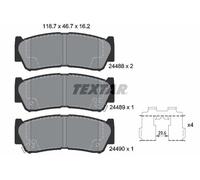 Fits TEXTAR 2448801 BRAKE PAD SET, DISC BRAKE ⭐UK Stock⭐