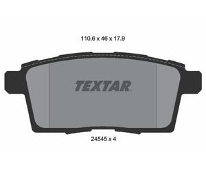 Fits TEXTAR 2454501 BRAKE PAD SET, DISC BRAKE ⭐UK Stock⭐
