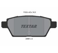 Rear Brake Pads Set Ford Mazda Lincoln:FUSION,6,MKZ 6E5Z2200B 9E5Z2200A