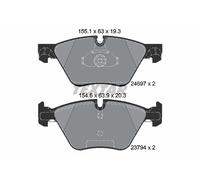 Fits TEXTAR 2469701 Brake Pad Set, disc brake DE stock