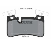 Fits TEXTAR 2473301 BRAKE PAD SET, DISC BRAKE DE Stock