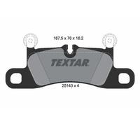 Fits TEXTAR 2514301 Brake Pad Set, disc brake