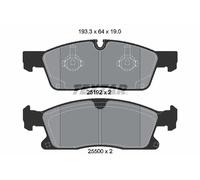 Fits TEXTAR 2519201 Brake Pad Set, disc brake DE stock