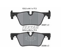 Fits TEXTAR 2530701 Brake Pad Set, disc brake OE REPLACEMENT