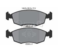Fits TEXTAR 2532301 BRAKE PAD SET, DISC BRAKE UK Stock