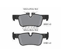 Fits TEXTAR 2533101 Brake Pad Set, disc brake DE stock