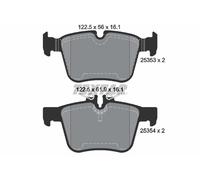 Textar 2535301 Rear Axle Disc Brake Pad Set Fits Mercedes-Benz