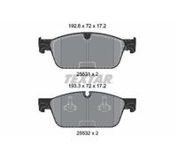 ✅Fits TEXTAR 2553103 BRAKE PAD SET, DISC BRAKE ⭐UK Seller⭐