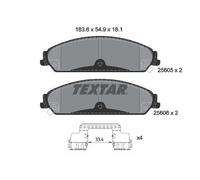 Fits TEXTAR 2560501 BRAKE PAD SET, DISC BRAKE DE Stock