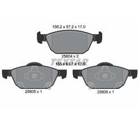 ✅Fits TEXTAR 2580401 Brake Pad Set, disc brake 2580401 Brake pads se ⭐UK Seller⭐