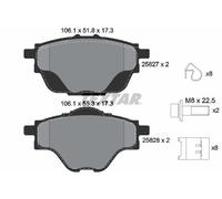 Fits TEXTAR 2582701 BRAKE PAD SET, DISC BRAKE UK Stock