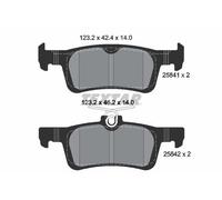 ✅Fits TEXTAR 2584104 BRAKE PAD SET, DISC BRAKE ⭐UK Seller⭐