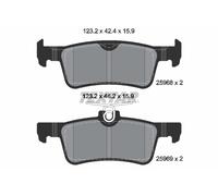 Fits TEXTAR 2596801 Brake Pad Set, disc brake 2596801 Brake pads set ⭐UK Stock⭐