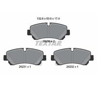 Fits TEXTAR 2623001 Brake Pad Set, disc brake 2623001 Brake pads set rear , fit