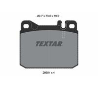 Fits TEXTAR 2958105 BRAKE PAD SET, DISC BRAKE UK Stock