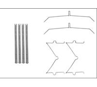 Fits TEXTAR 82540100 brake pads instalation kit TOYOTA P. HILUX 2.5 D-4D 05-