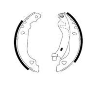 TEXTAR 91049100 Brake Shoe Set