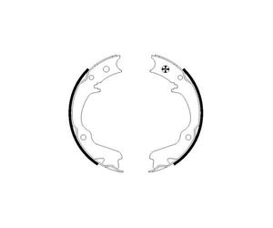 Fits TEXTAR 91055400 manual brake shoes SUBARU IMPREZA/FORESTER