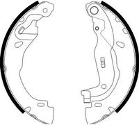 Fits TEXTAR 91088500 HANDBRAKE SHOES