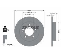 ✅Fits TEXTAR 92226103 Brake disc 1 pc. 92226103 Brake disc rear L/R ⭐UK Seller⭐