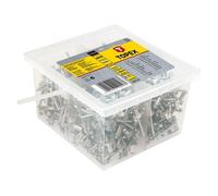 Fits TOPEX-NEO-GRAPHITE NARZDZIA 43E421 TOPEX ALUMINUM RIVETS, 4.0 X 10MM - 80