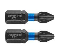 Fits TOPEX-NEO-GRAPHITE NARZDZIA 56H504 GRAPHITE IMPACT BIT PZ2 X 25 MM, 2 PCS
