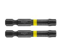 Fits TOPEX-NEO-GRAPHITE NARZDZIA 56H529 GRAPHITE IMPACT BIT TX40 X 50 MM, 2 PC