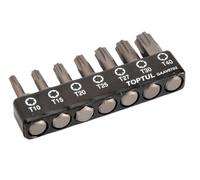 Fits TOPTUL GAAV0703 A set of bits 7 pcs 1/4" GAAV0703 A GLOBAL BRAND IN THE PR