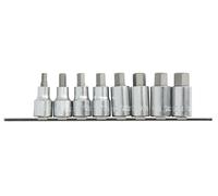 Toptul Professional 8 Piece 1/2in Drive Hex Bit Socket Set 1/4 - 3/4in GBAG0801
