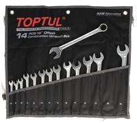 TOPTUL GPAX1402 Spanner Set, ring / open ended