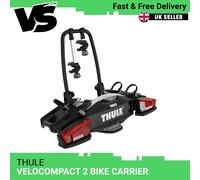 Thule Velocompact 13-pin Platform Towbar Bike Rack Black/aluminum, 2 bikes