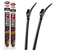 Fits Toyota Avensis Models 2008 To 2022 Heyner Germany Premium Super Flat Wiper Blades Front Replacement Set 26"16" HSF2616TLA