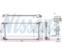 FITS TOYOTA C-HR 2.0 HYBRID CONDENSER, AIR CONDITIONING 940970 NISSENS