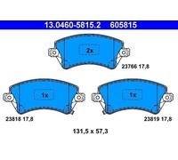 ATE 13.0460-5815.2 Brake pad set