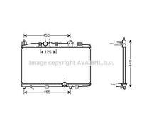 TOYOTA YARIS Radiator Yari1.4 D4D Prod France 04- 1999-2005
