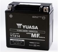 Fits Triumph Trophy 1200 2000 - 2001 Yuasa Bike Battery YTX14 Pre-charged
