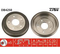 TRW DB4250 Brake drum