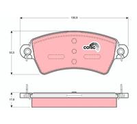 Fits TRW GDB1385 Brake Pad Set, disc brake ⭐UK Stock⭐