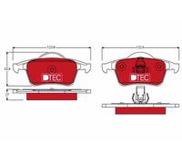 Fits TRW GDB1389DTE Brake Pad Set, disc brake DE Stock