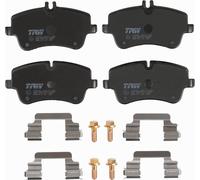 TRW Front Brake Pad Set for Mercedes Benz 220d CDi 2.2 Jan 2005 to Jan 2009