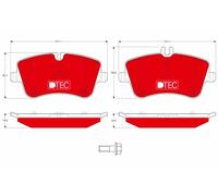 Fits TRW GDB1413DTE HAM PADS. FRONT GGR.19,8 DTEC MERCEDES BENZ C-CLA ⭐UK Stock⭐