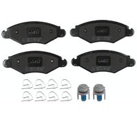TRW Brake Pad Set GDB1500 - Set of 4 for Peugeot 206 Hatchback (1998-2012) Front Axle