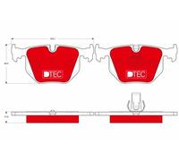 Fits TRW GDB1530DTE Brake Pad Set, disc brake UK Stock
