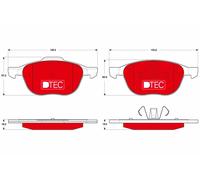 TRW GDB1583DTE Brake pad set